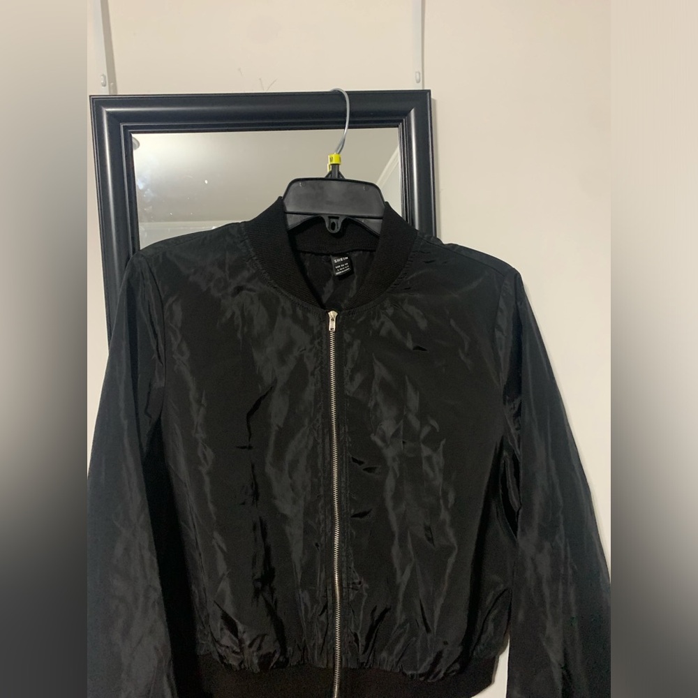 Black Bomber Jacket